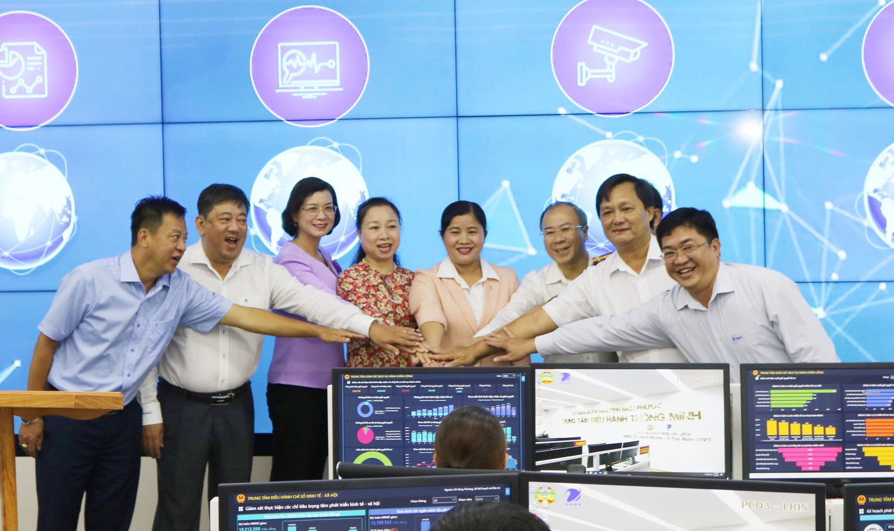 Bình Phước đưa vào hoạt động Trung tâm điều hành thông minh